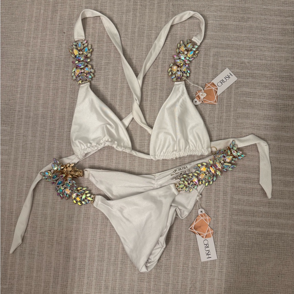 Bikini Crush Rhinestone Exuma Bikini NWT
